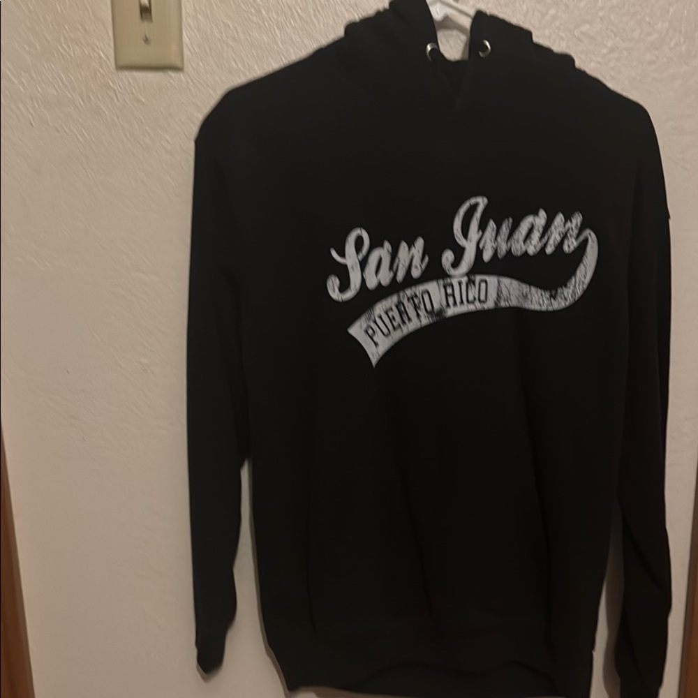 Black Sweatshirt with San Juan Design
